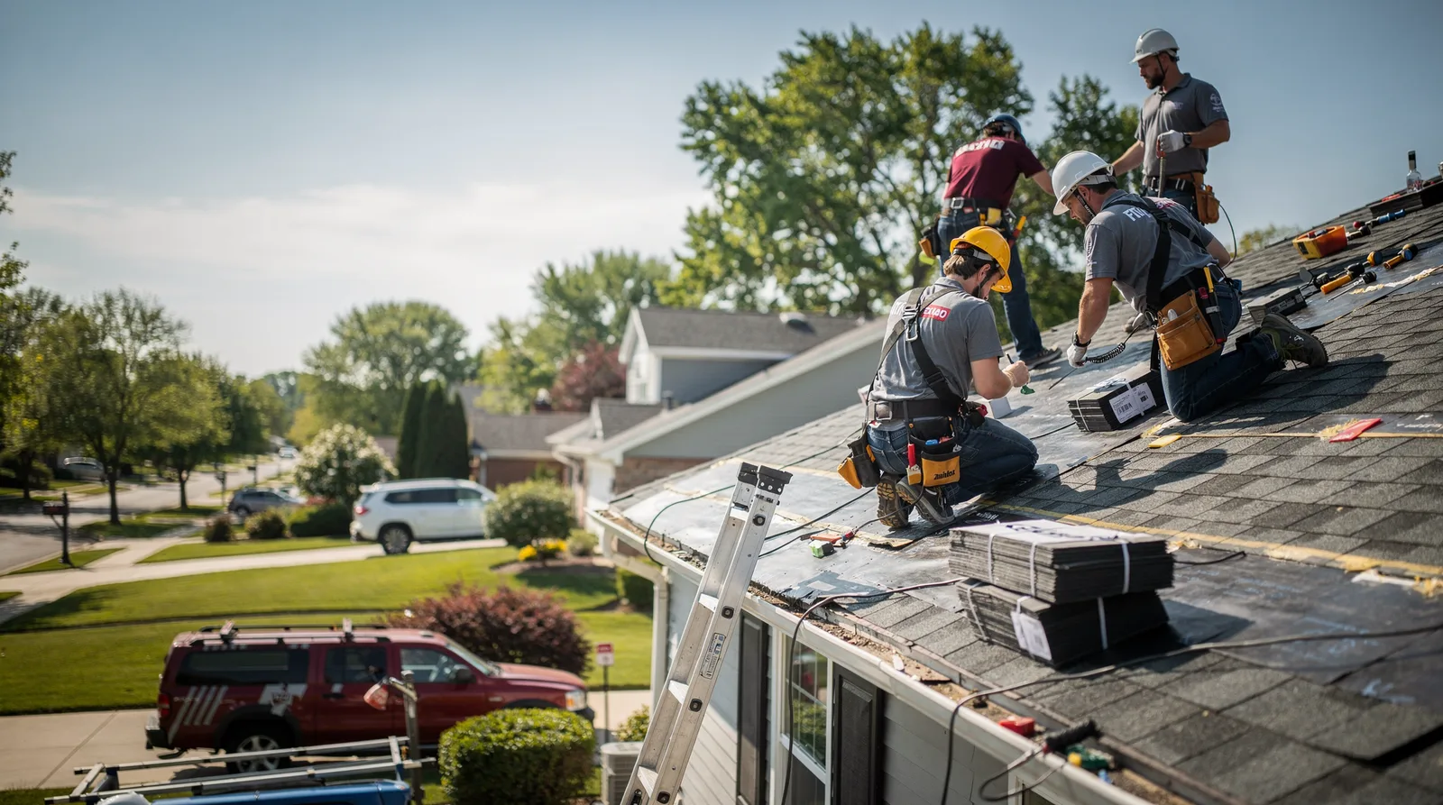 Roof Repair in Harwood, MD around you